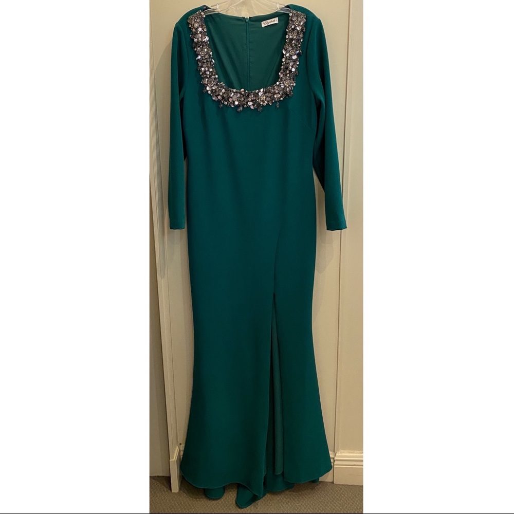 Emerald Green Evening Gown